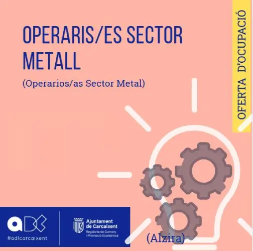 Operari/a sector metall (Ref.026)