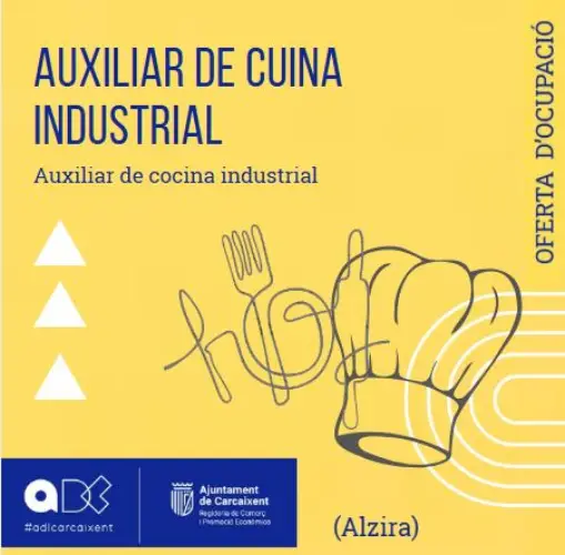 AUXILIAR DE CUINA INDUSTRIAL(Alzira)(Ref.072)