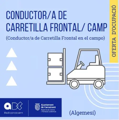 Conductor/a de carretilla frontal (Algemesí) (Ref. 066)