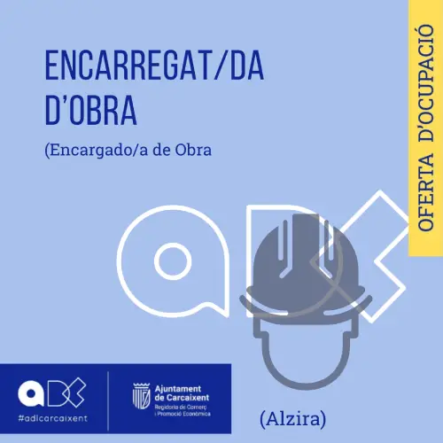 Encarregat/da d’Obra (Ref.010)