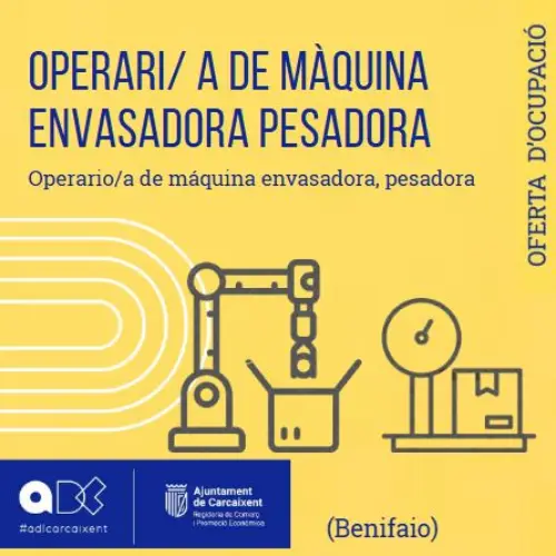 Operari/ a de Màquina envasadora pesadora ( Ref.064)
