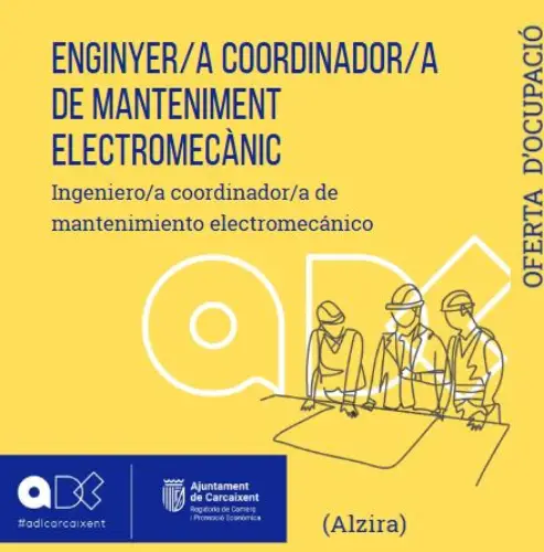 Enginyer/a Coordinador/a de Manteniment Electromecànic (Alzira) (Ref.080)