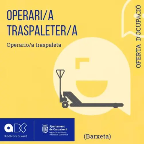 Operari/a Traspaleter/a (Benifaió) (Ref.084)