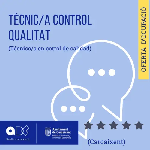 Tècnic/a de Qualitat en Planta – Carcaixent (Ref.021)