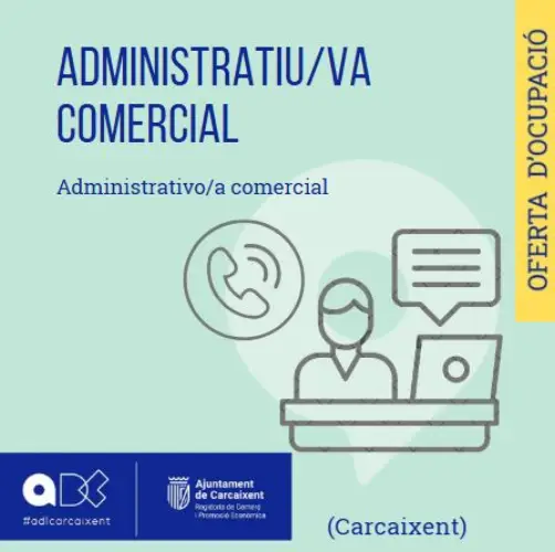 Administratiu/va Comercial  (Carcaixent) (Ref.095)