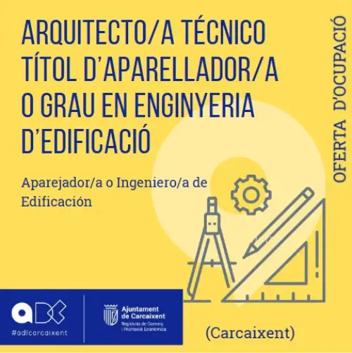 Arquitecto/a técnico (Carcaixent)(Ref.104)