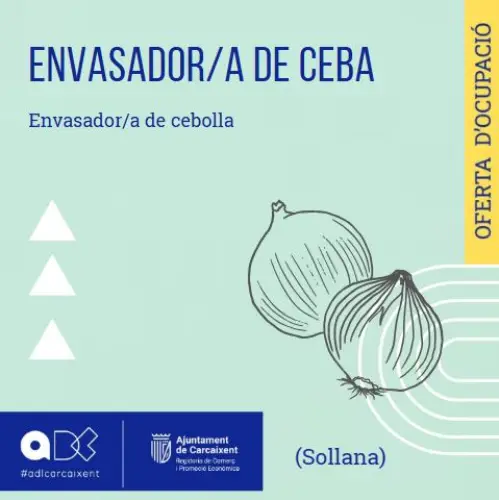 Envasador/a de ceba (Sollana)(Ref.107)