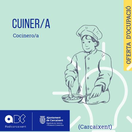 Cuiner/a (Carcaixent) (Ref.138)