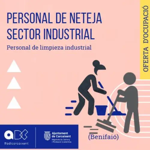 Personal de neteja sector industrial (Benifaió) (Ref.173)