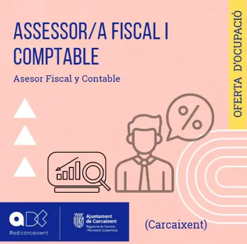 Assessor/a Fiscal i Comptable (Carcaixent) (Ref.185)