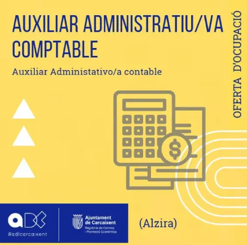 Auxiliar Administratiu/va (Alzira) (Ref.184)
