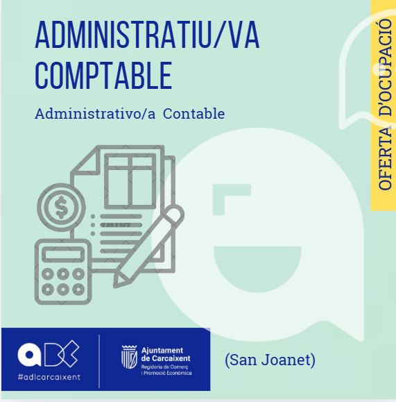 Administratiu/va Comptable (San Joanet) (Ref.191)