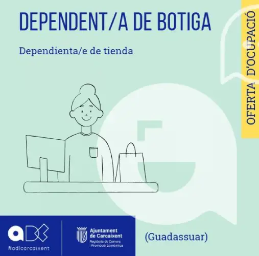 Dependent/a de botiga (Guadassuar) (Ref.220)