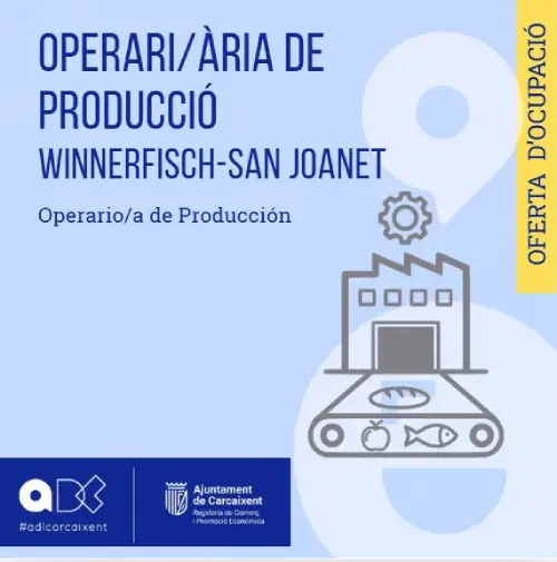 Operari/ària de producció – San Joanet-WINNERFISH S.l (Ref.227)