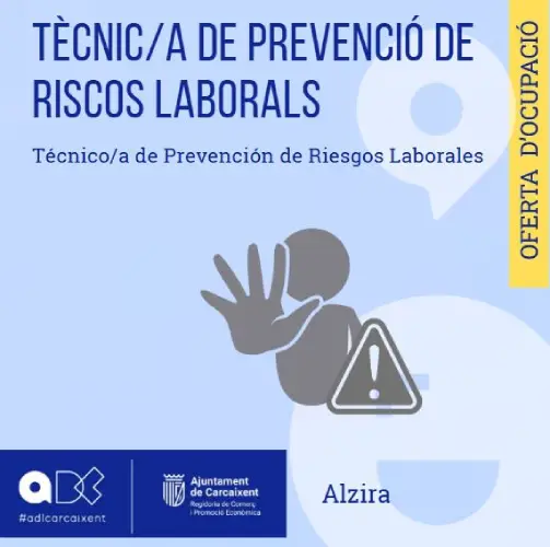 Tècnic/a de Prevenció de Riscos Laborals (Alzira)