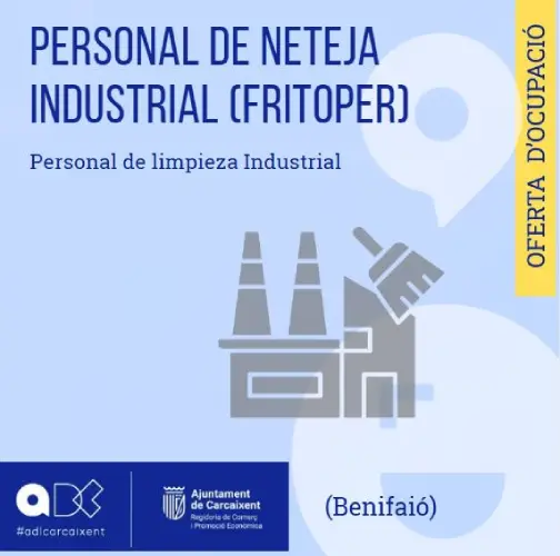 Personal de neteja industrial Fritoper (Benifaió) (Ref.214)