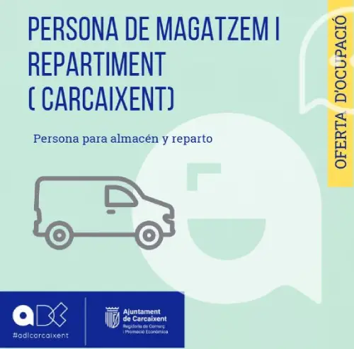 Persona de magatzem i repartiment – Carcaixent (Ref.229)